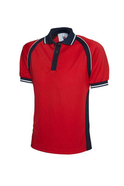 Uneek UC123 180GSM Unisex Polyester Sports Poloshirt