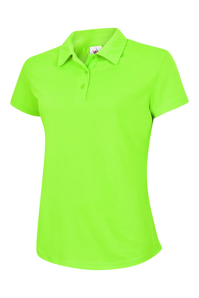 Uneek UC126 140GSM Unisex Polyester Ladies Ultra Cool Poloshirt