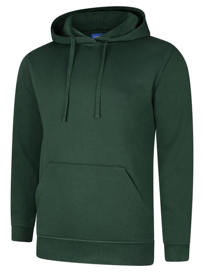 Uneek UC509 280GSM Unisex Cotton Polyester Deluxe Hooded Sweatshirt