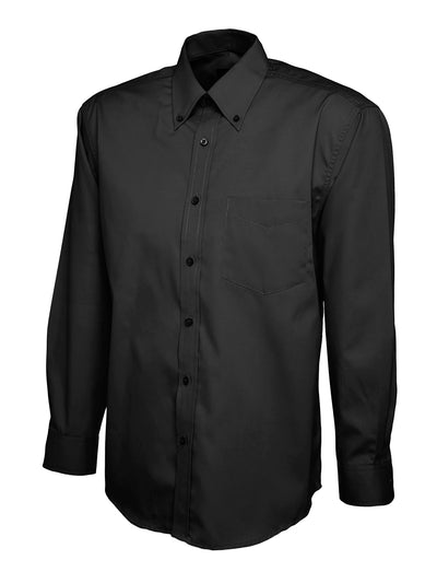 Uneek UC701 140GSM Men's Polyester Combed Cotton Men's Pinpoint Oxford Full Sleeve Shirt