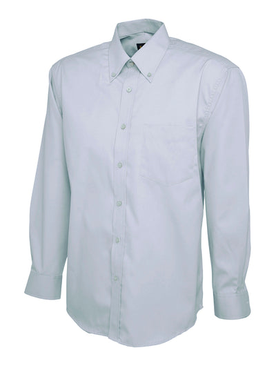 Uneek UC701 140GSM Men's Polyester Combed Cotton Men's Pinpoint Oxford Full Sleeve Shirt