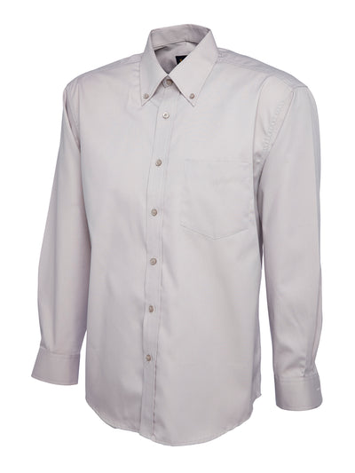 Uneek UC701 140GSM Men's Polyester Combed Cotton Men's Pinpoint Oxford Full Sleeve Shirt