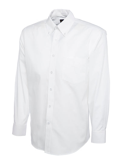 Uneek UC701 140GSM Men's Polyester Combed Cotton Men's Pinpoint Oxford Full Sleeve Shirt