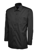 Uneek UC709 120GSM Men's Polyester Cotton Men's Poplin Full Sleeve Shirt